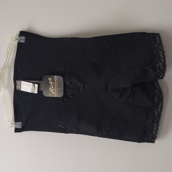 NEW Rago Breathable Hourglass High Waist Zipper Shaper Lace Shorts 6201 Black - Picture 3 of 7